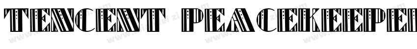 Tencent Peacekeeper Elite Light字体转换